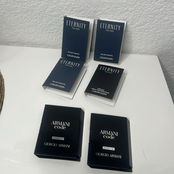 6- sample of ETERNITY & ARMANI Code Perfume and EAU DE TOILETTE For men's - Picture 3 of 12